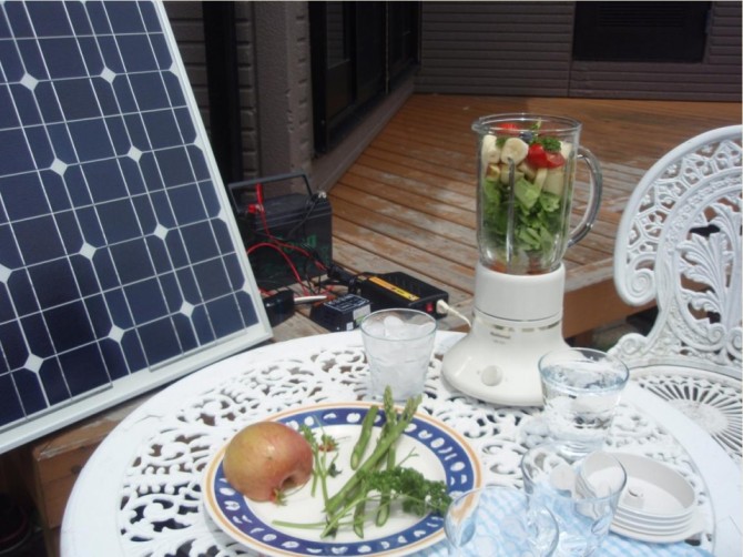 ミニ太陽光発電ミキサー用電源1